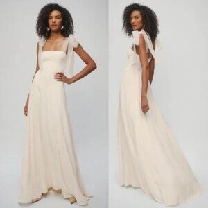 Reformation "Balsam" Maxi Dress in Ivory - Size 4 (S)